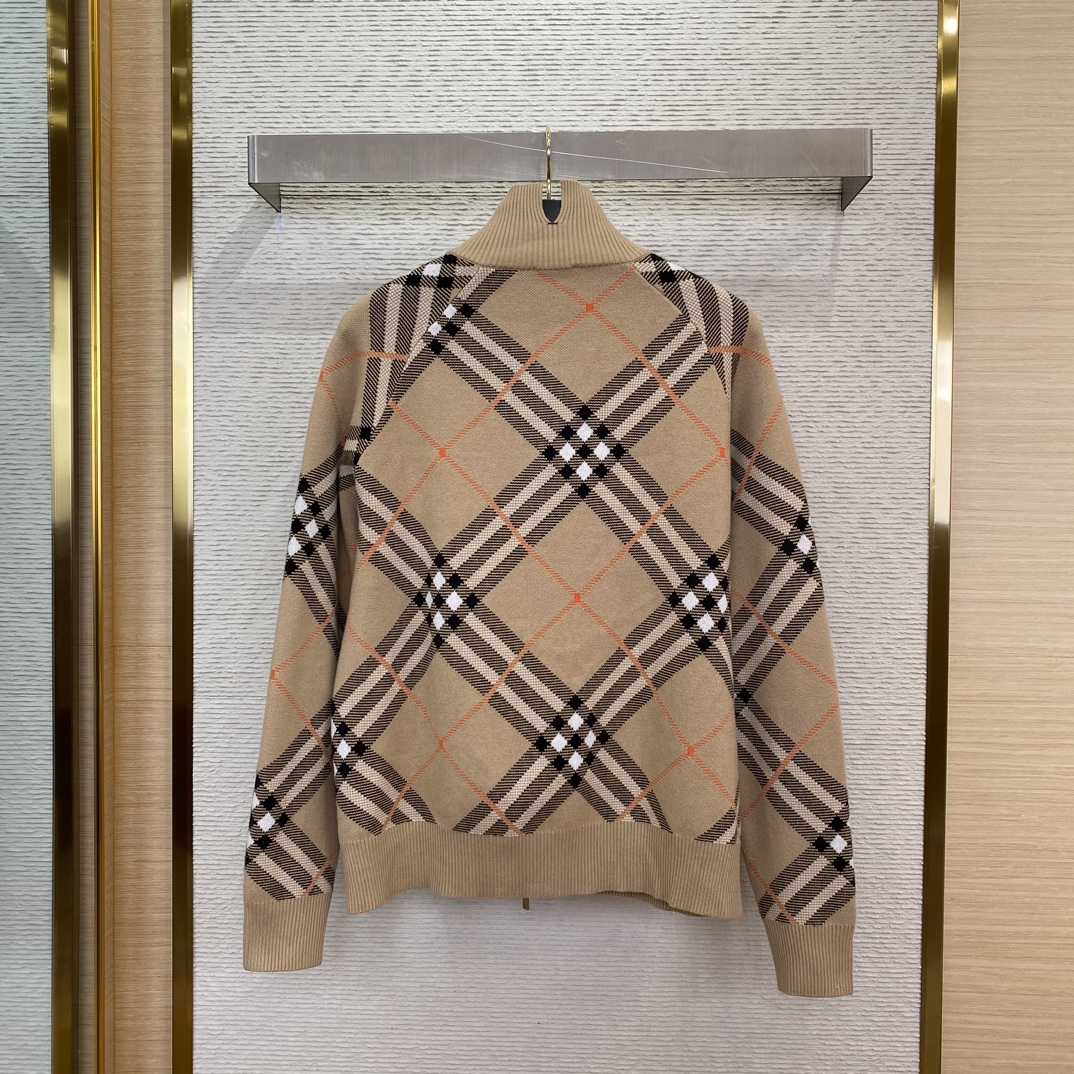 Burberry Check Wool Mohair Blend Jacket - EUR FASHION