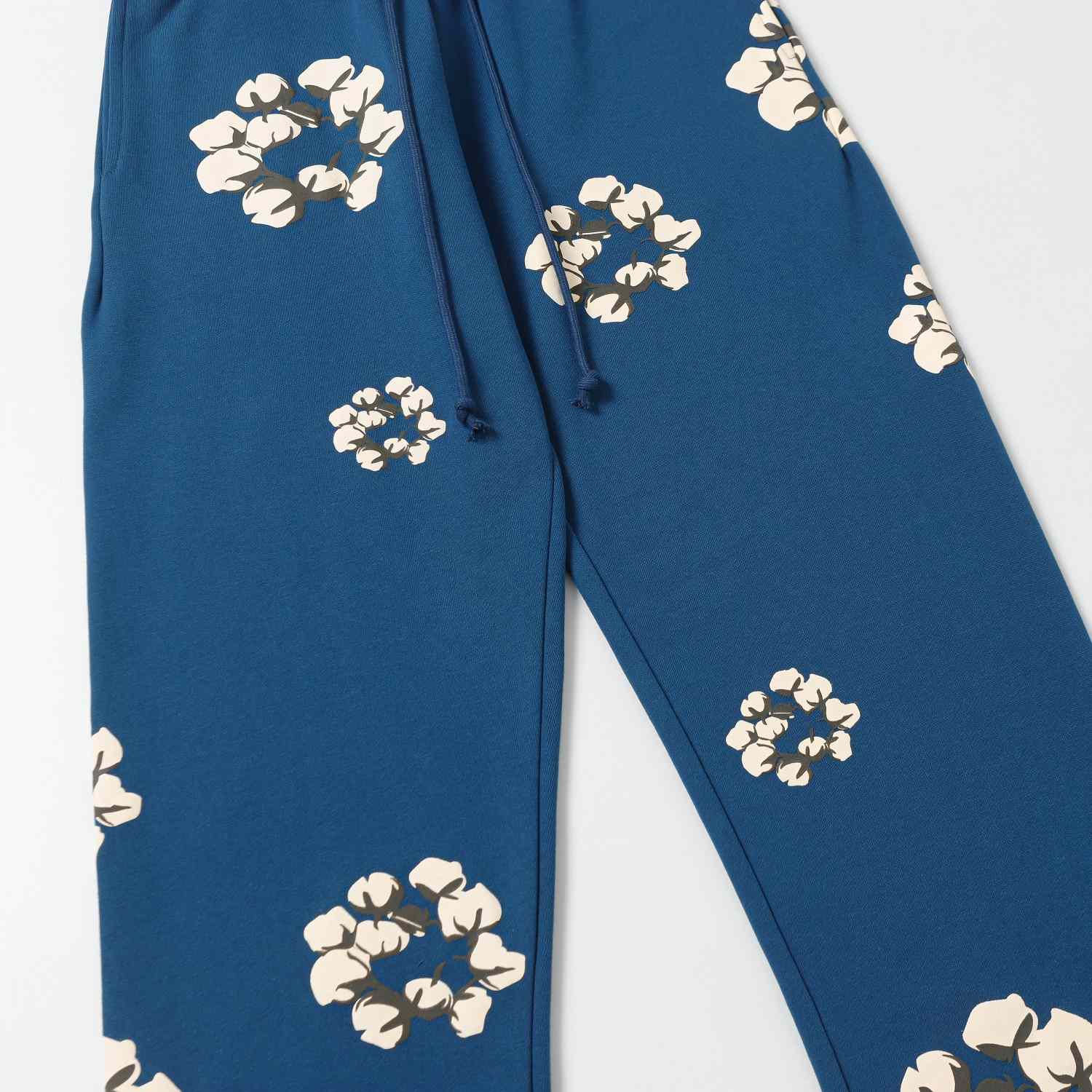 Denim Tears Cactus Tears Wreath Sweatpants Blue - EUR FASHION