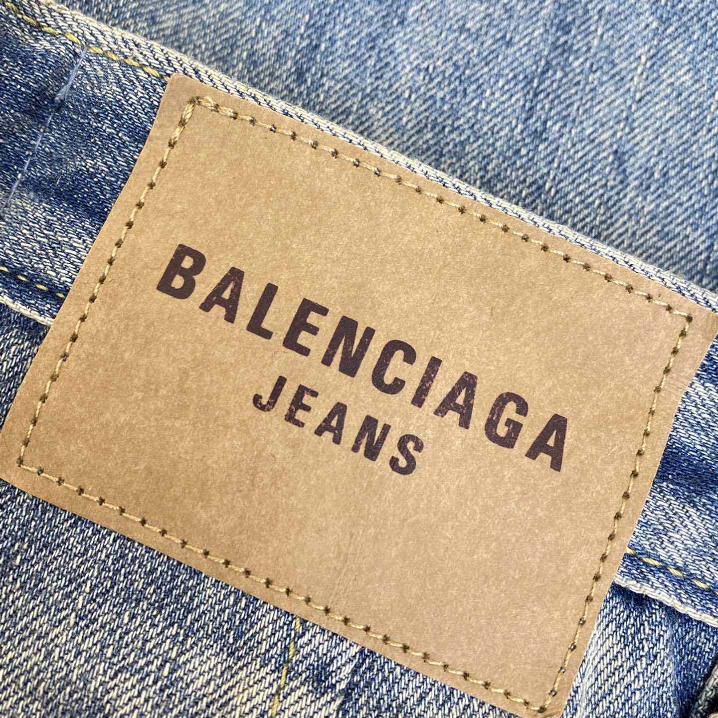 Balenciaga Flared Cargo Pants In Blue - EUR FASHION