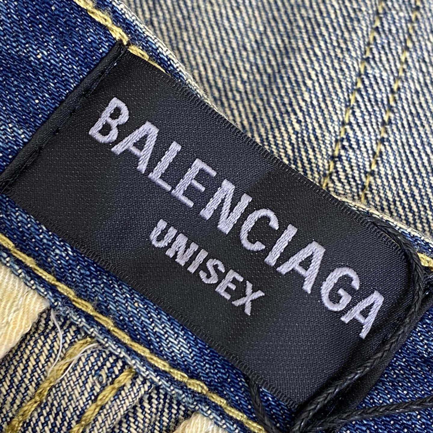 Balenciaga Flared Cargo Pants In Blue - EUR FASHION