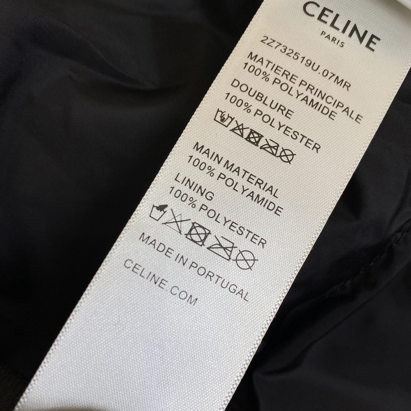 Celine Down Jacket In Triomphe Nylon Jacquard  - EUR FASHION