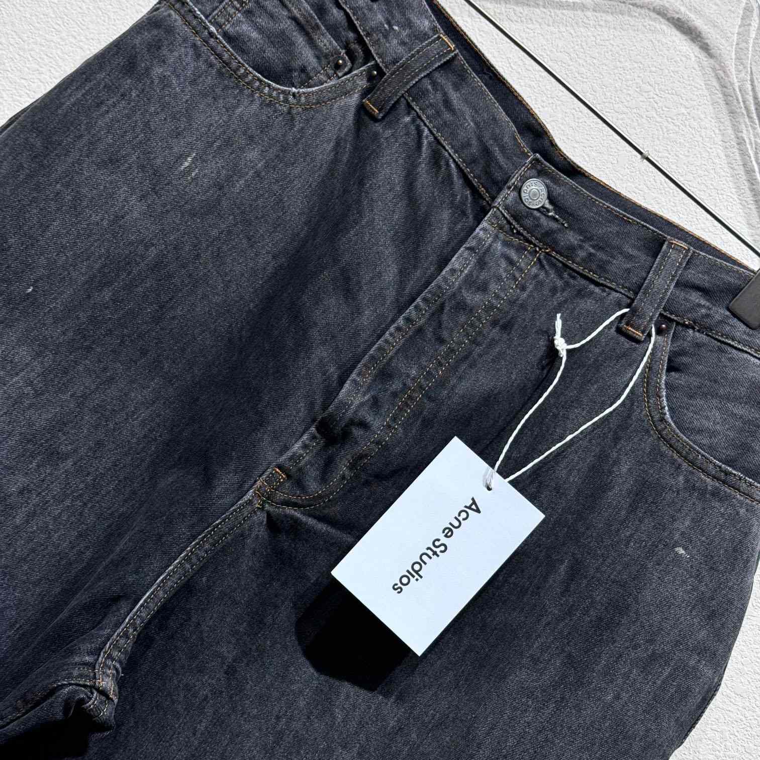 Acne Studios Men's Blue Dark Super Baggy Jeans - EUR FASHION