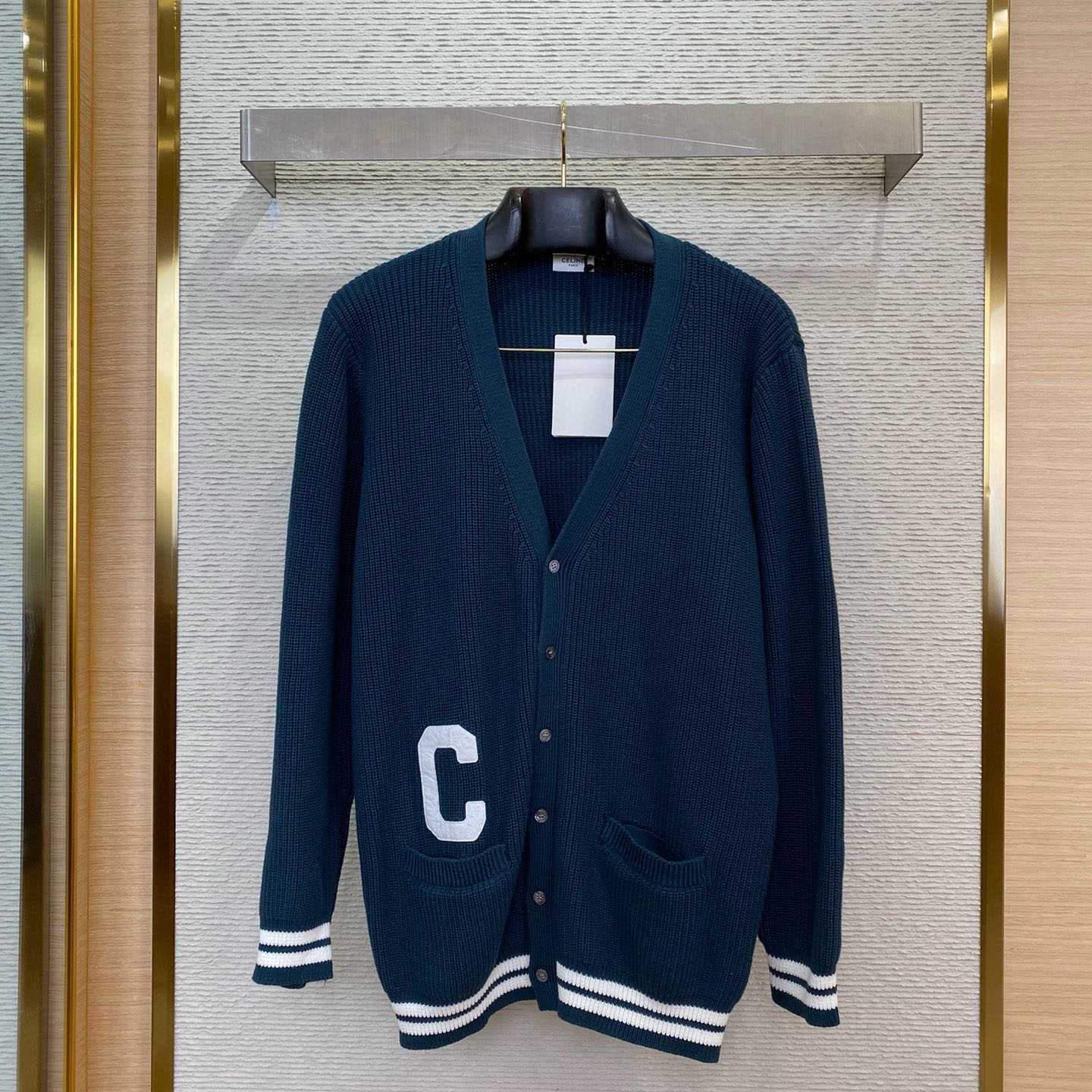 Celine College Cardigan - EUR FASHION