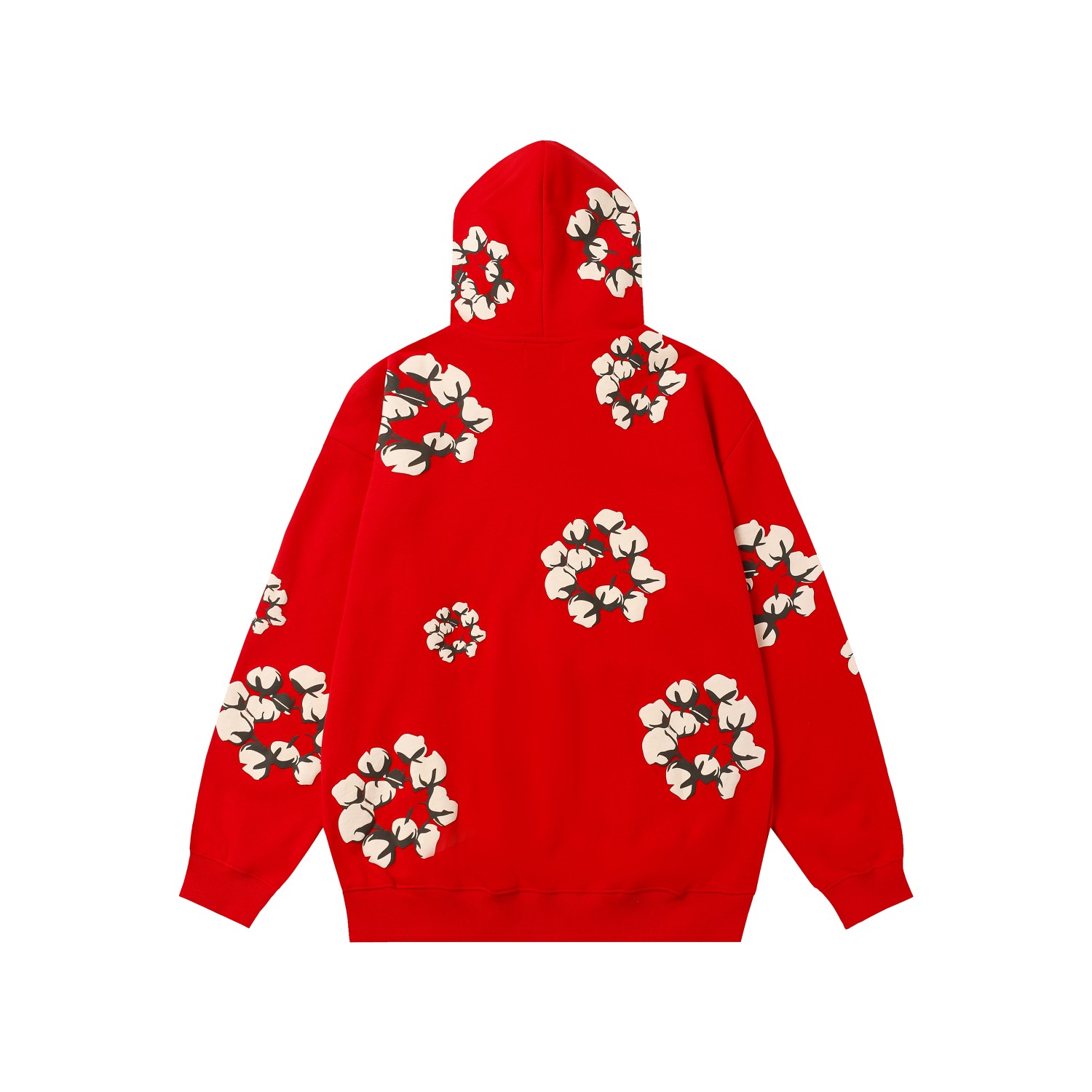 Denim Tears Cactus Tears Wreath Hoodie Red - EUR FASHION