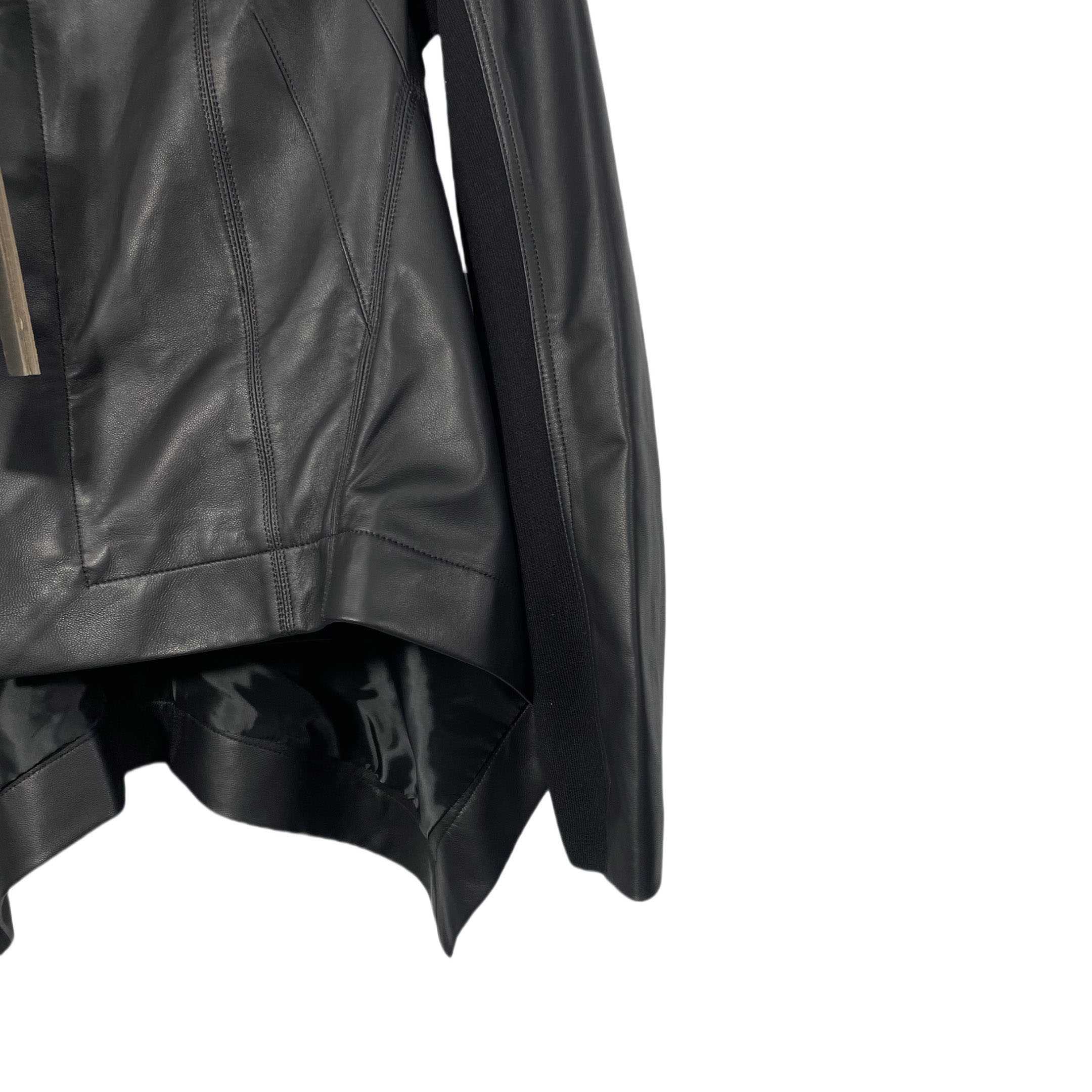 Rick Owens SS25 Hollywood Naska Biker In Black - EUR FASHION