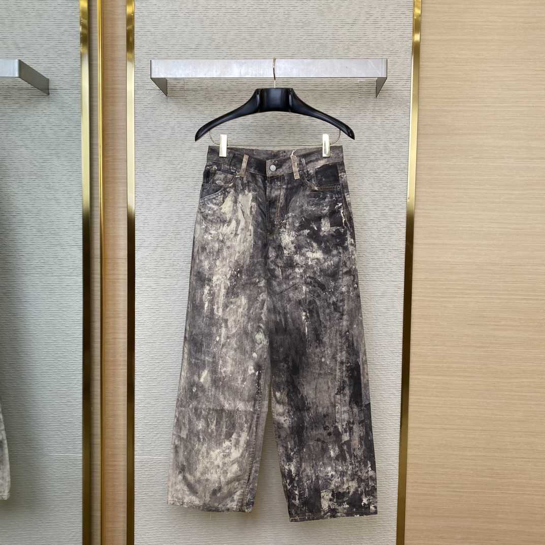 Acne Studios Paint Splatter Denim - EUR FASHION