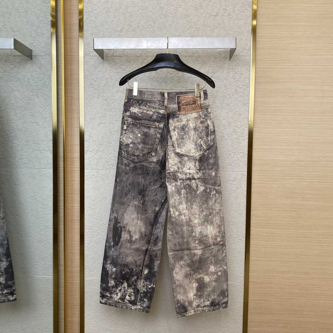 Acne Studios Paint Splatter Denim - EUR FASHION