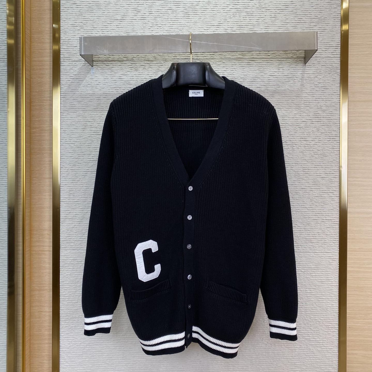 Celine College Cardigan - EUR FASHION