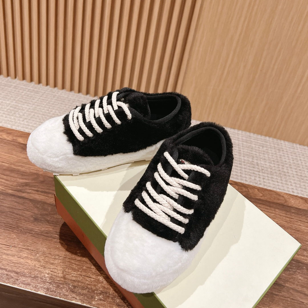 Marni Black Teddy Tennis Sneaker - EUR FASHION