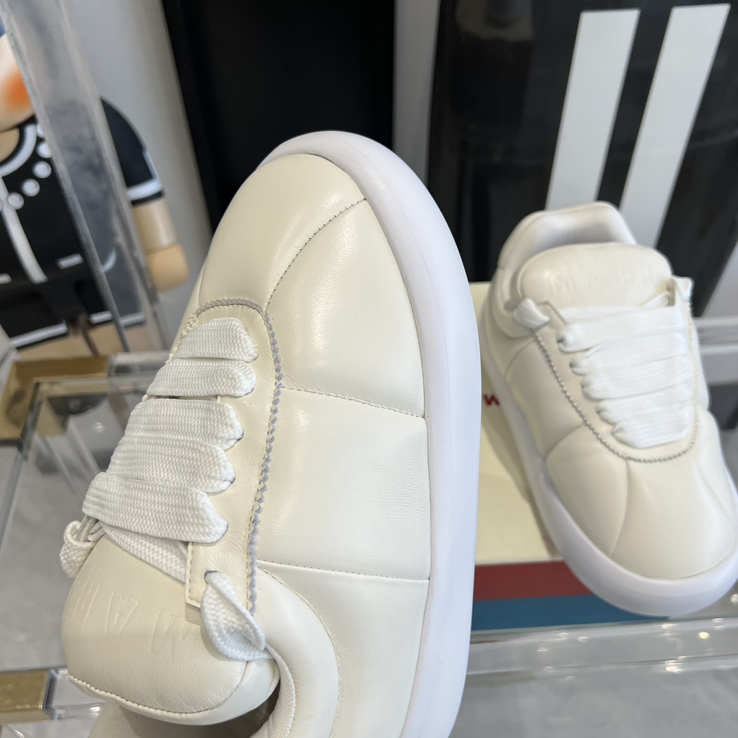 Marni White Leather Bigfoot 2.0 Sneaker - EUR FASHION