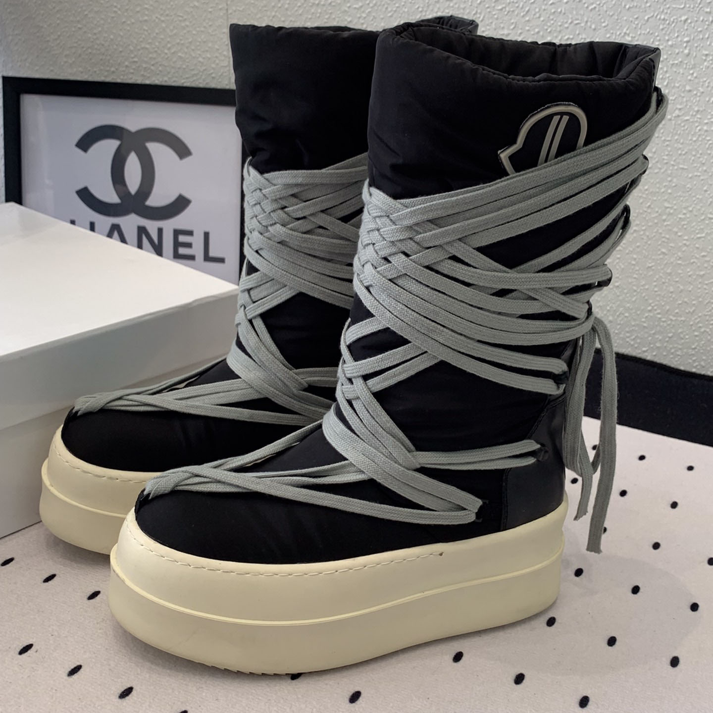 Moncler x Rick Owens Bigrocks Padded Boots - EUR FASHION