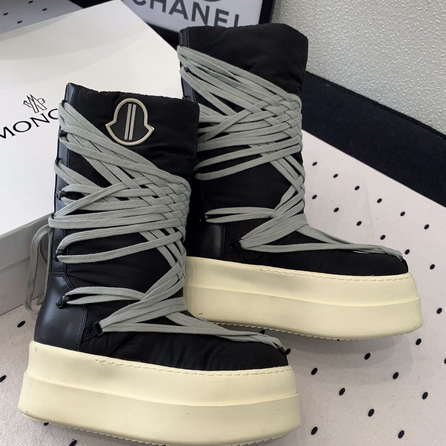 Moncler x Rick Owens Bigrocks Padded Boots - EUR FASHION