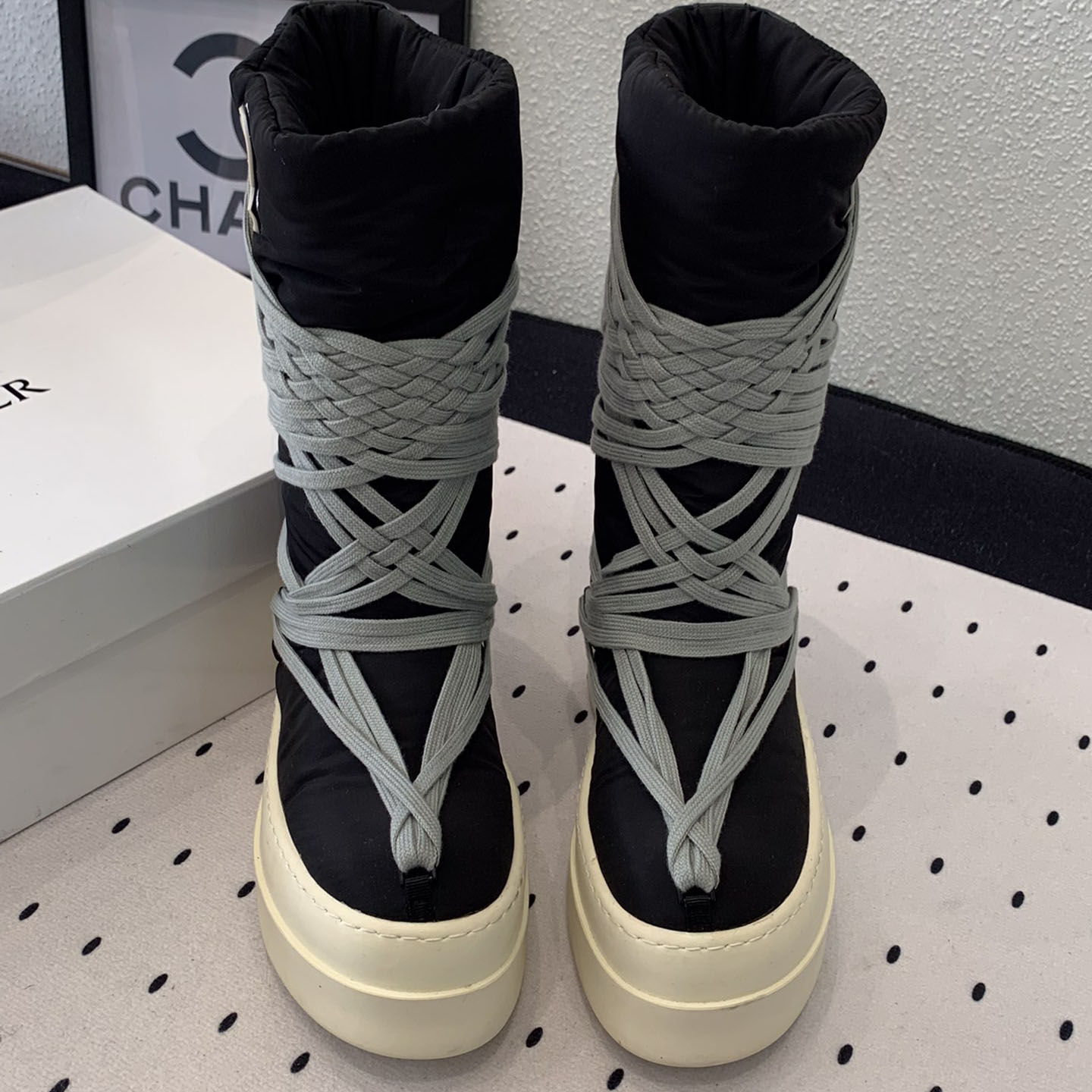 Moncler x Rick Owens Bigrocks Padded Boots - EUR FASHION