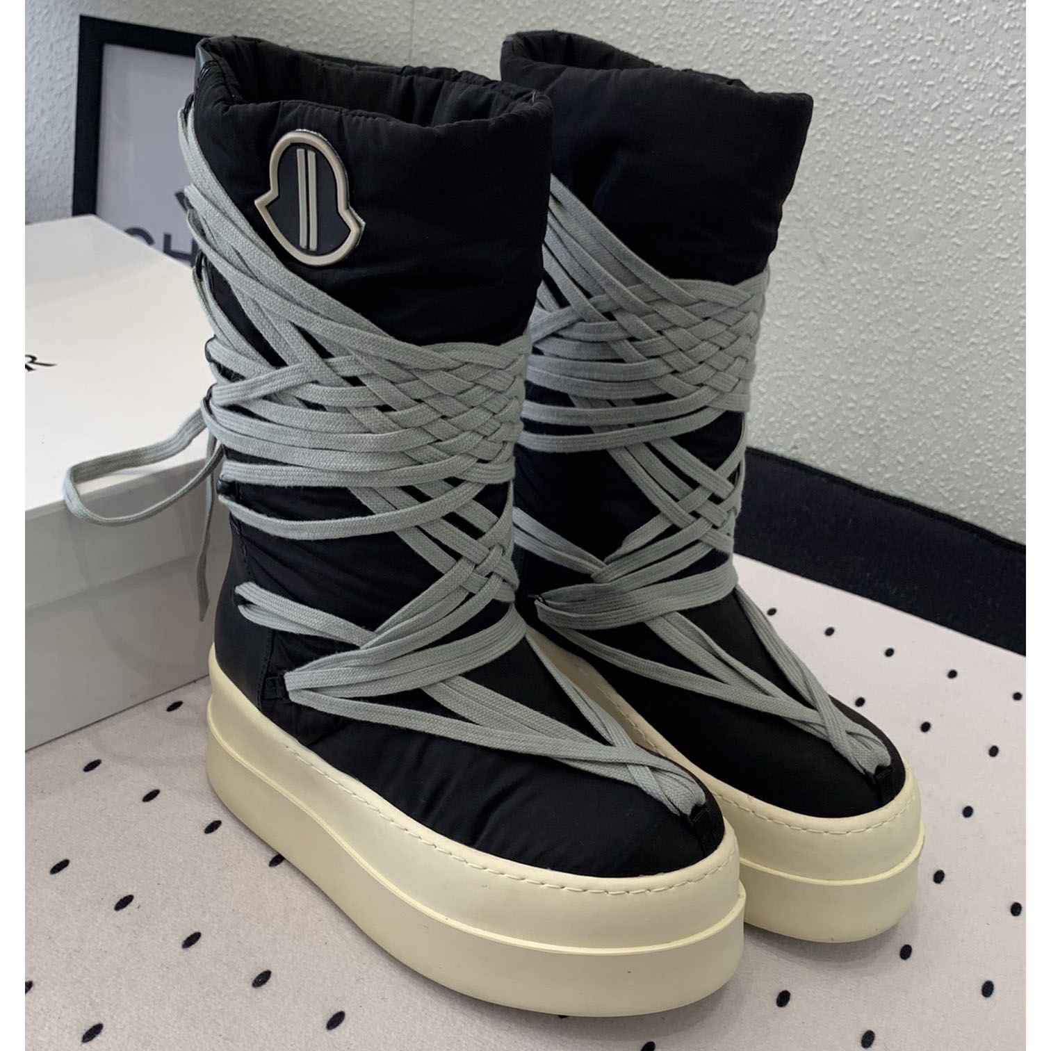 Moncler x Rick Owens Bigrocks Padded Boots - EUR FASHION