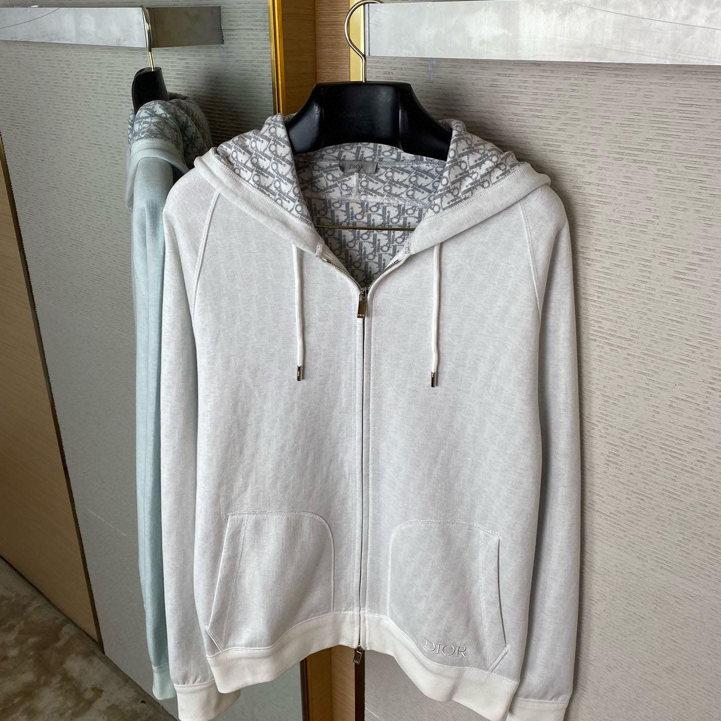 Dior Oblique Jacquard Lined Hoodie - EUR FASHION