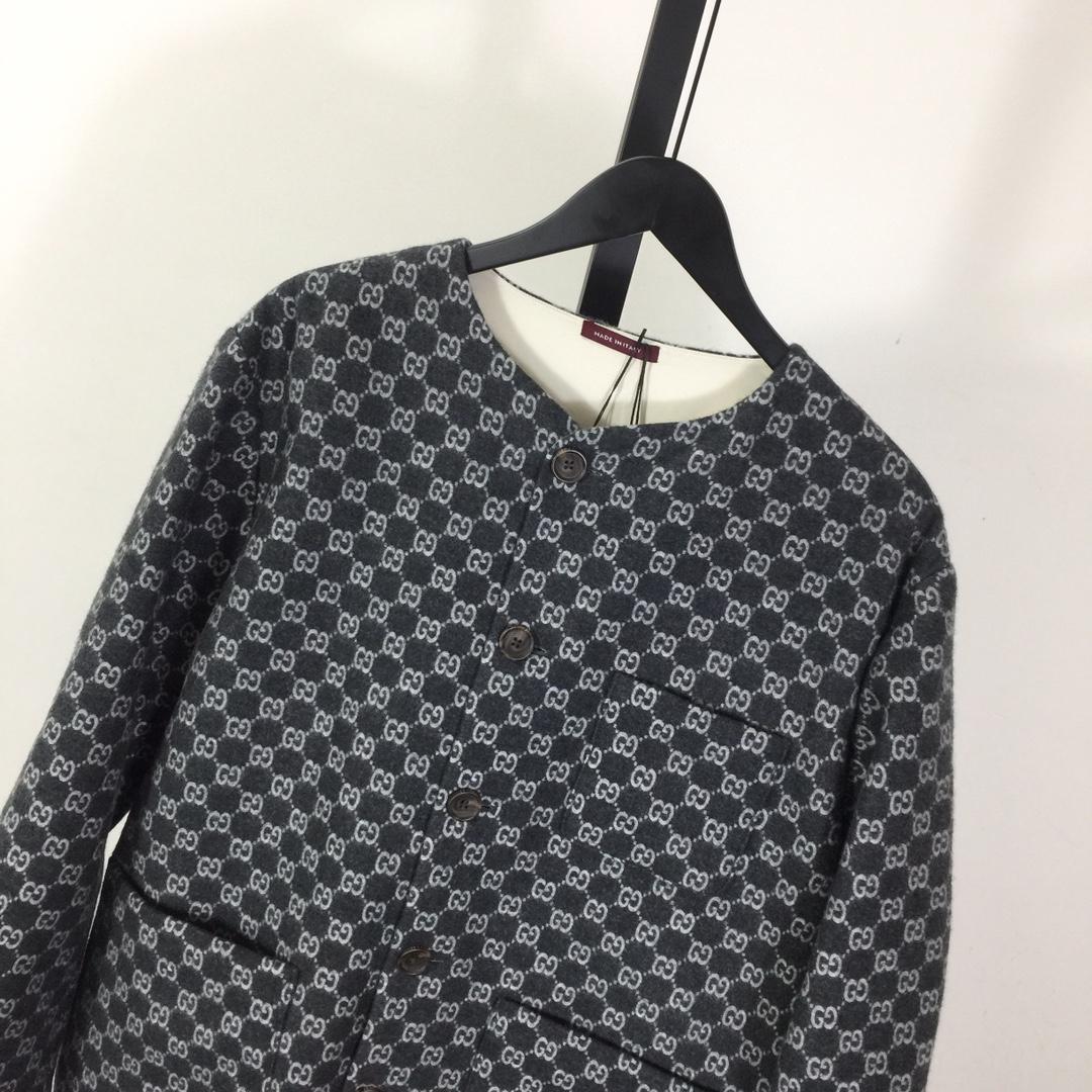 Gucci Bouclé Wool Jacket With GG Shadow - EUR FASHION