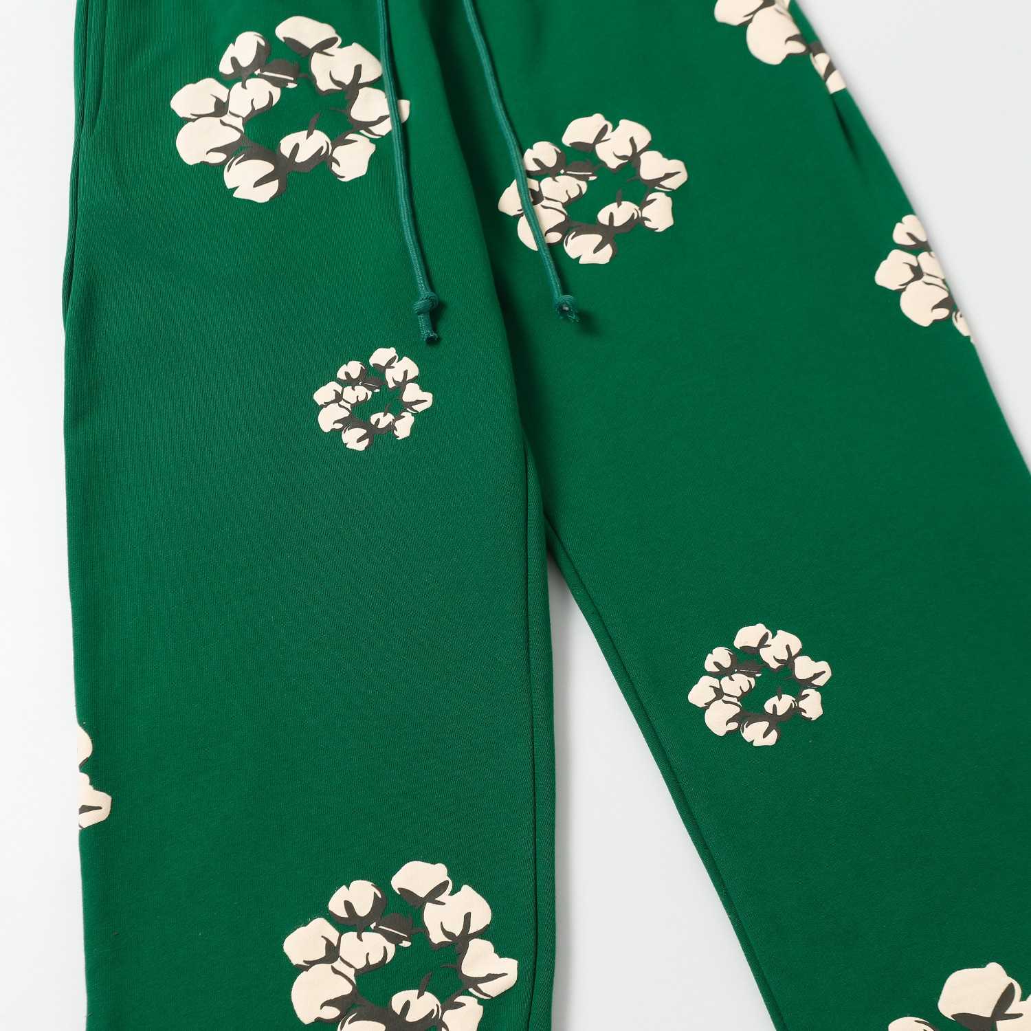 Denim Tears Cactus Tears Wreath Sweatpants Green - EUR FASHION