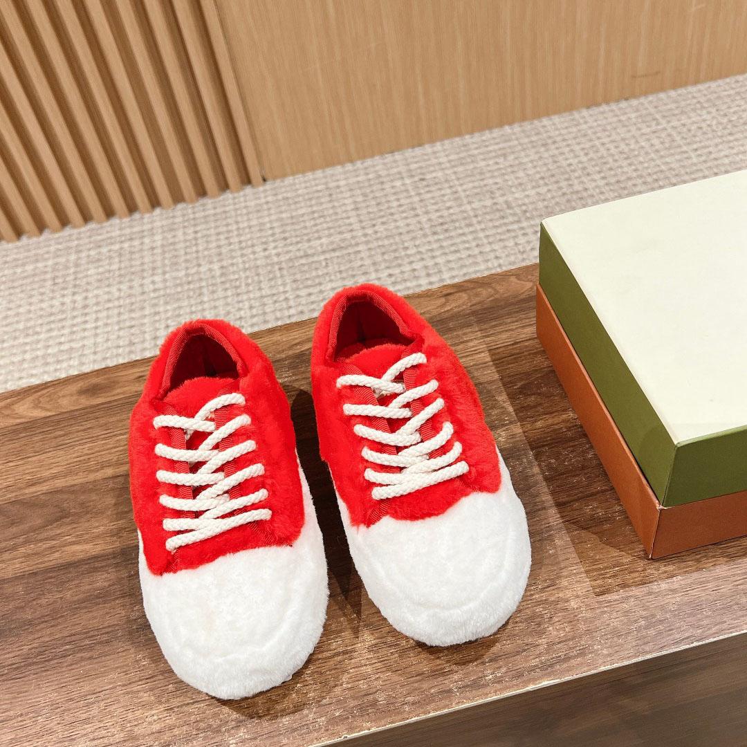 Marni Red Teddy Tennis Sneaker - EUR FASHION