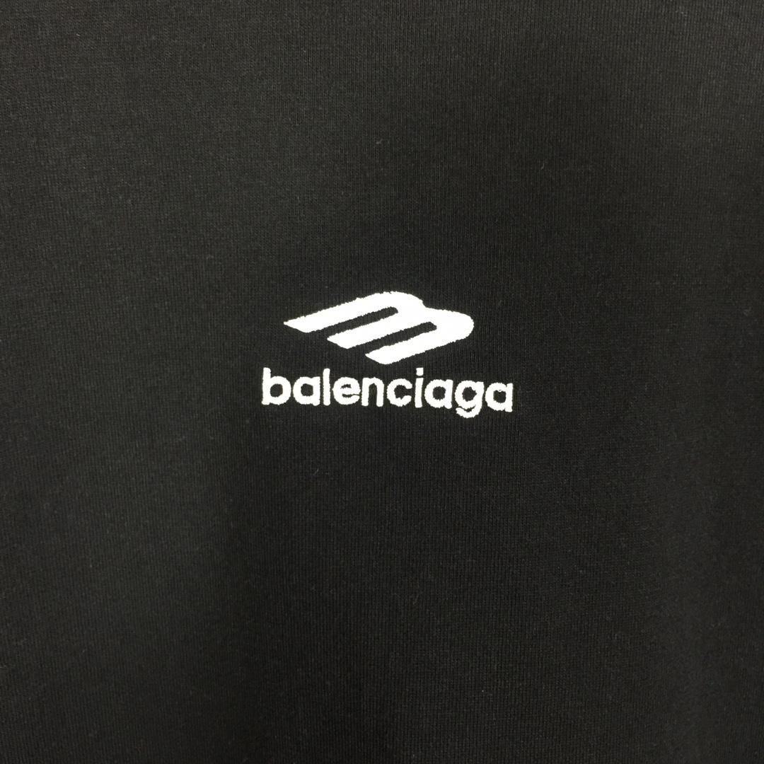 Balenciaga Logo-embroidered T-shirt - EUR FASHION