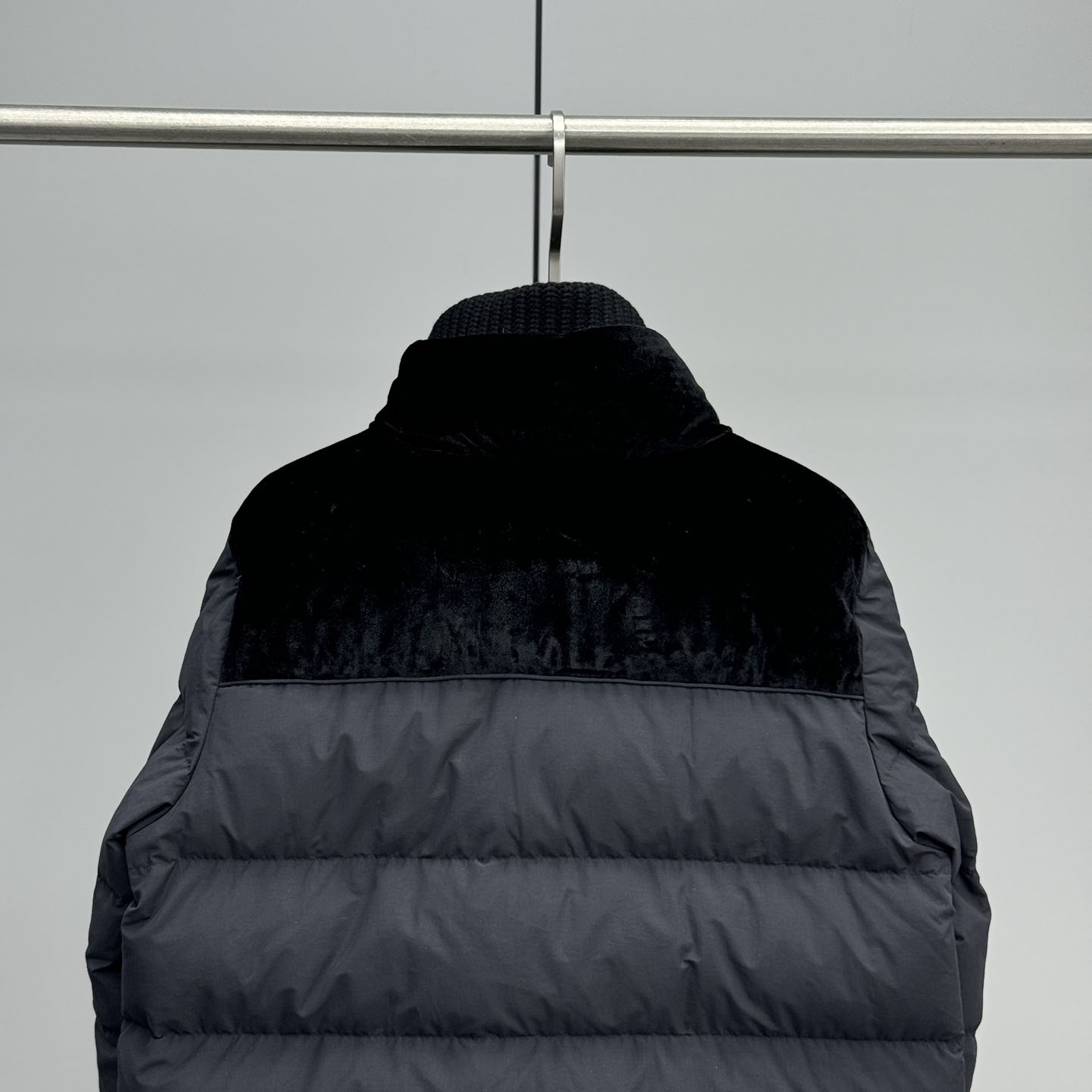 Moncler Auffrique  Velvet-trimmed Down Jacket - EUR FASHION