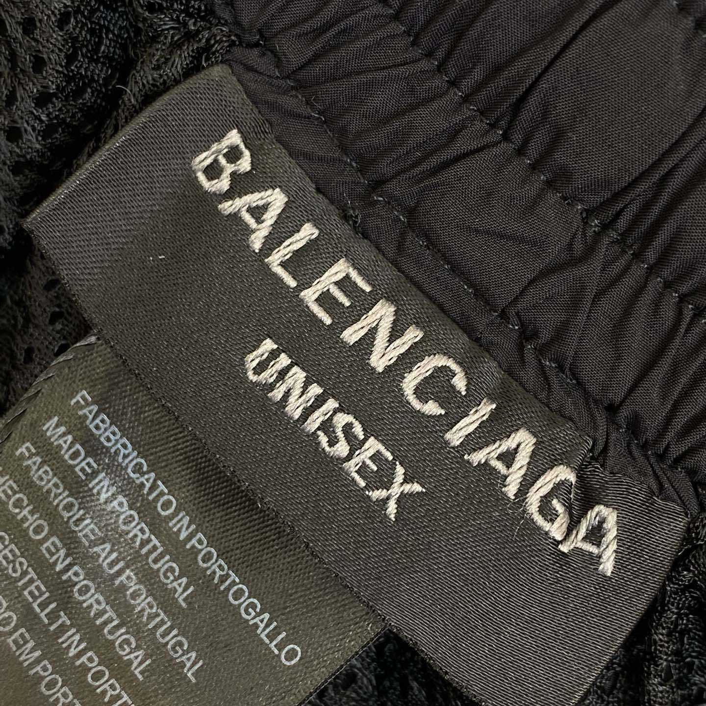 Balenciaga Basketball Series - Tracksuit Pants In Black Techno Poplin - EUR FASHION