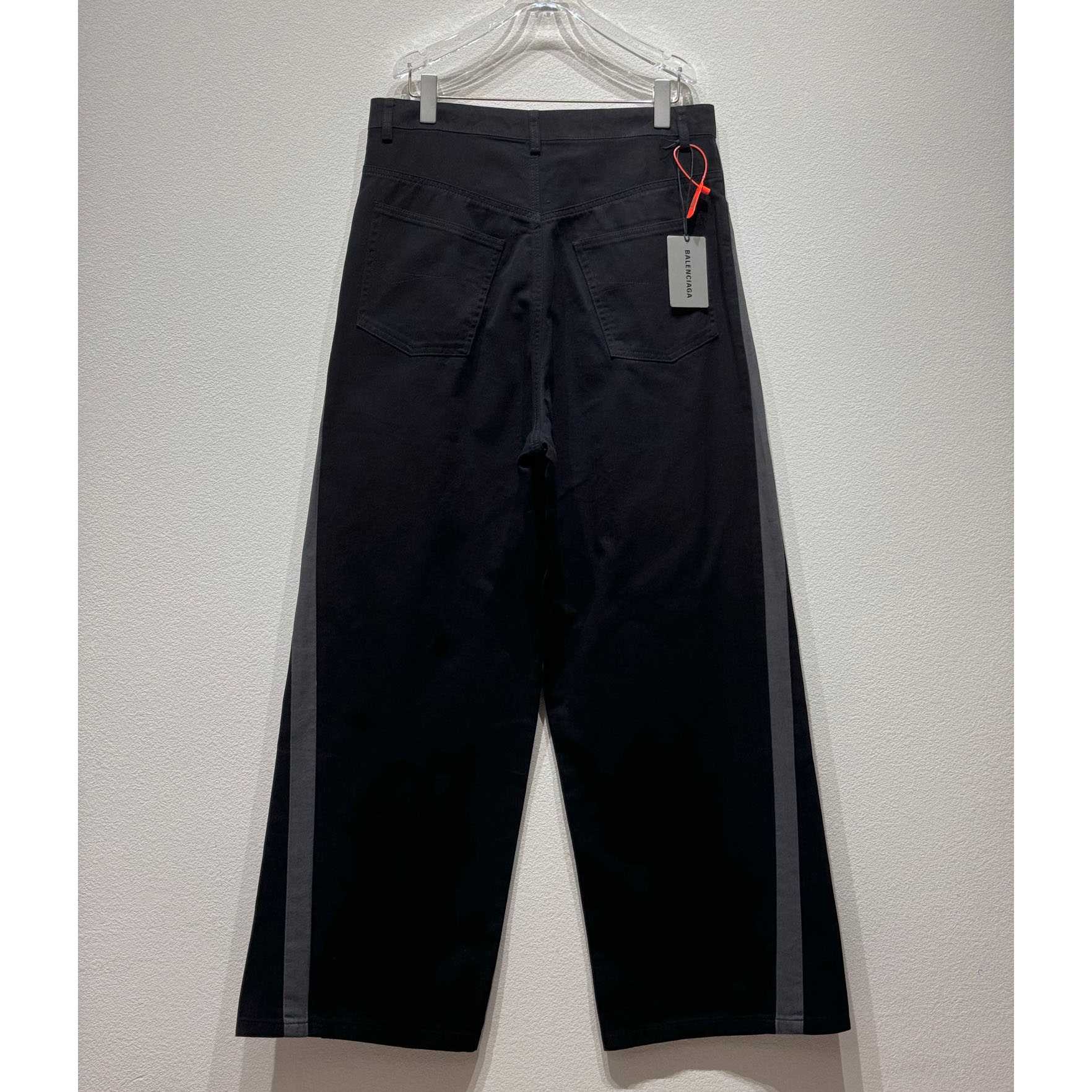 Balenciaga Under Armour® Tracksuit Denim Pants In Black  - EUR FASHION