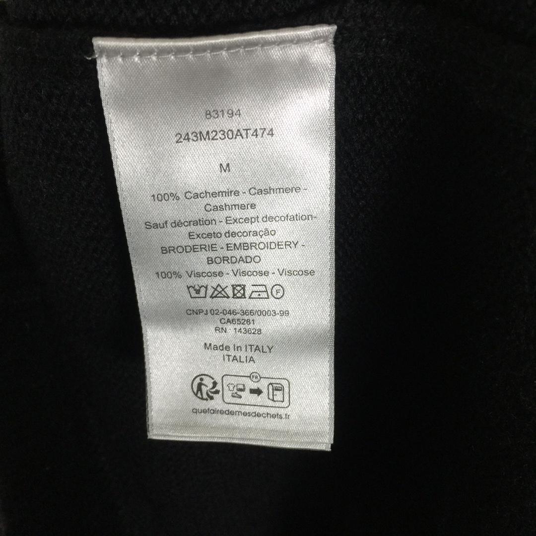 Dior Embroidered Logo Cashmere Cardigan - EUR FASHION