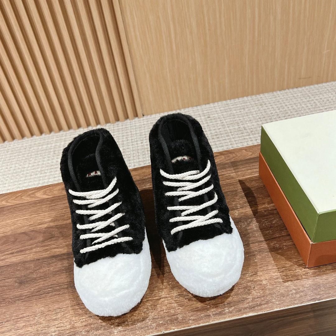 Marni Teddy Tennis High Sneaker - EUR FASHION