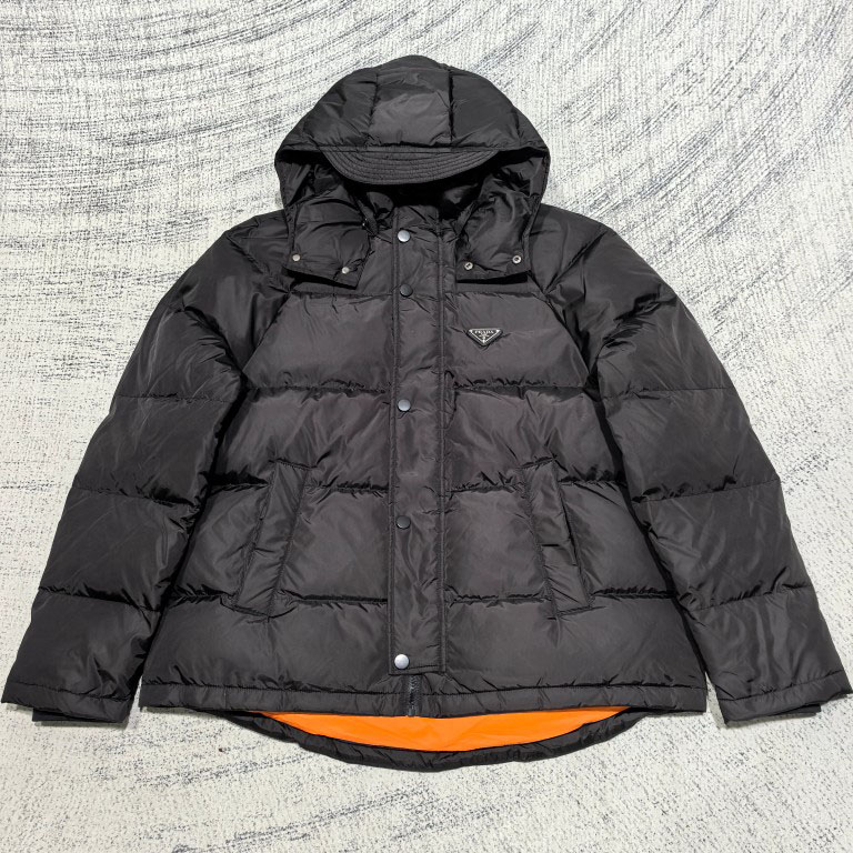 Prada Cropped Re-Nylon Down Jacket - EUR FASHION