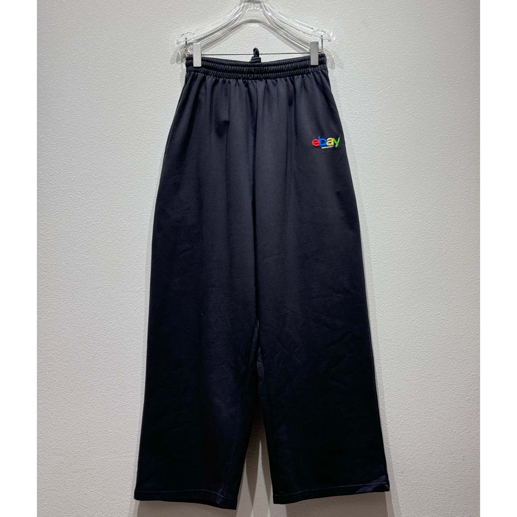 Balenciaga eBay Baggy Sweatpants In Washed Black  - EUR FASHION