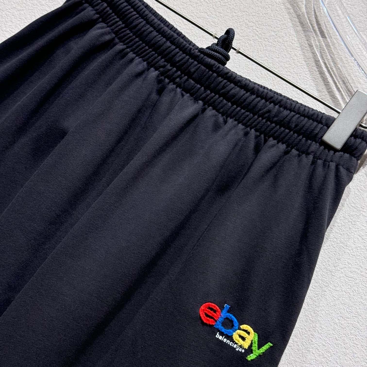 Balenciaga eBay Baggy Sweatpants In Washed Black  - EUR FASHION