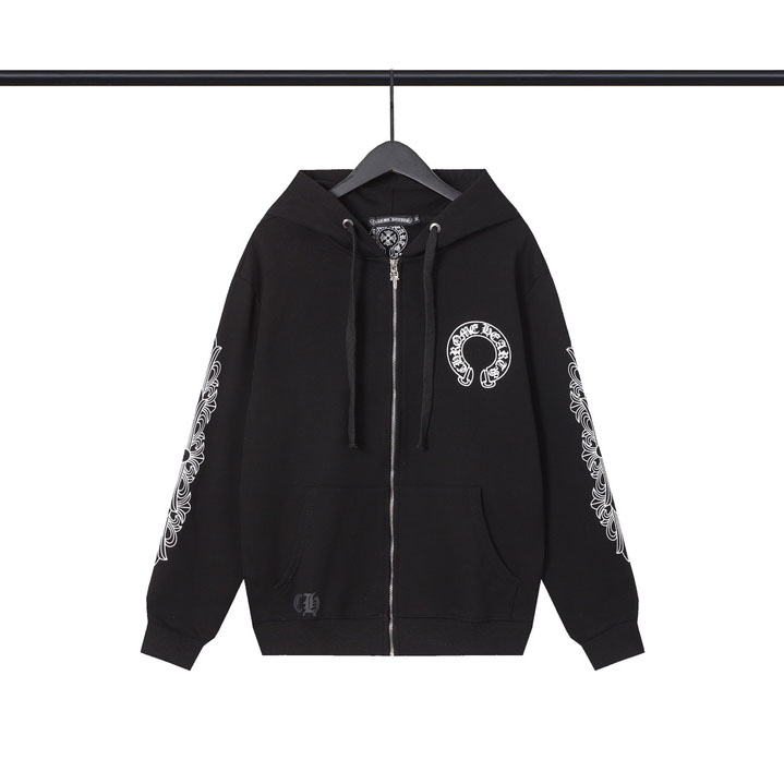 Chrome Hearts Cotton Hoodie - EUR FASHION