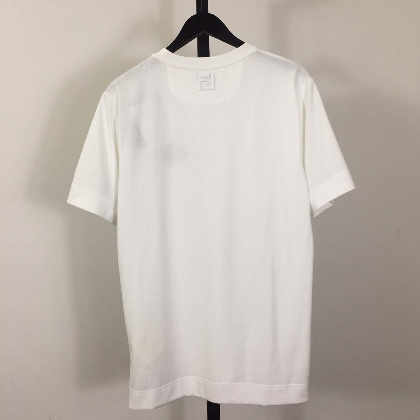 Fendi White Cotton Fendilicious T-shirt - EUR FASHION