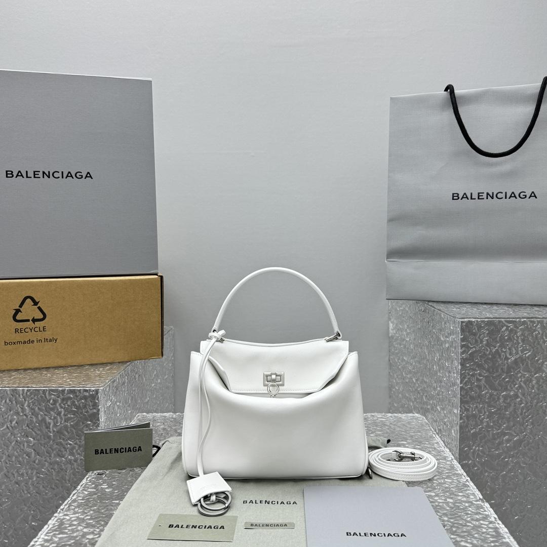 Balenciaga Rodeo Mini Handbag In White - EUR FASHION