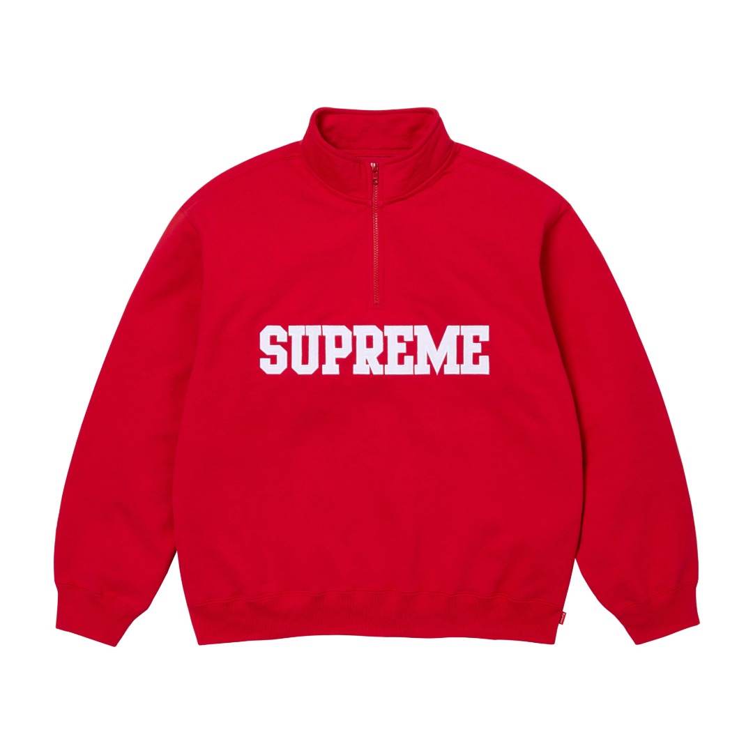 Supreme Collegiate Half Zip Pullover - EUR FASHION