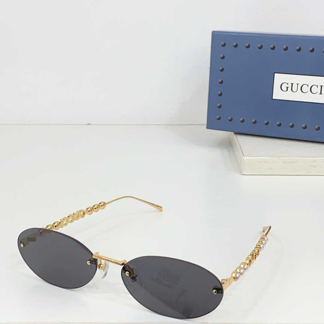 Gucci Oval Frame Sunglasses - EUR FASHION