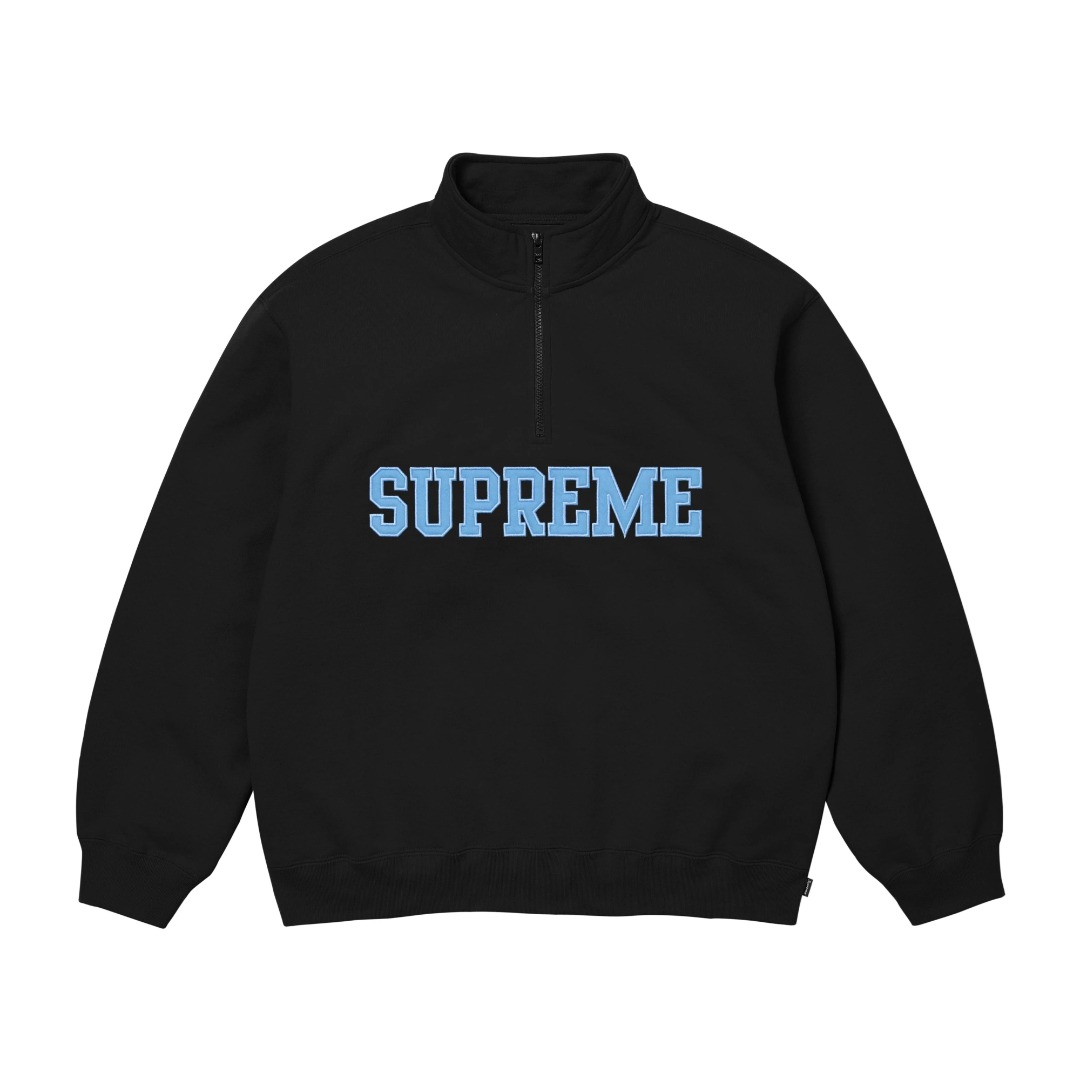 Supreme Collegiate Half Zip Pullover - EUR FASHION