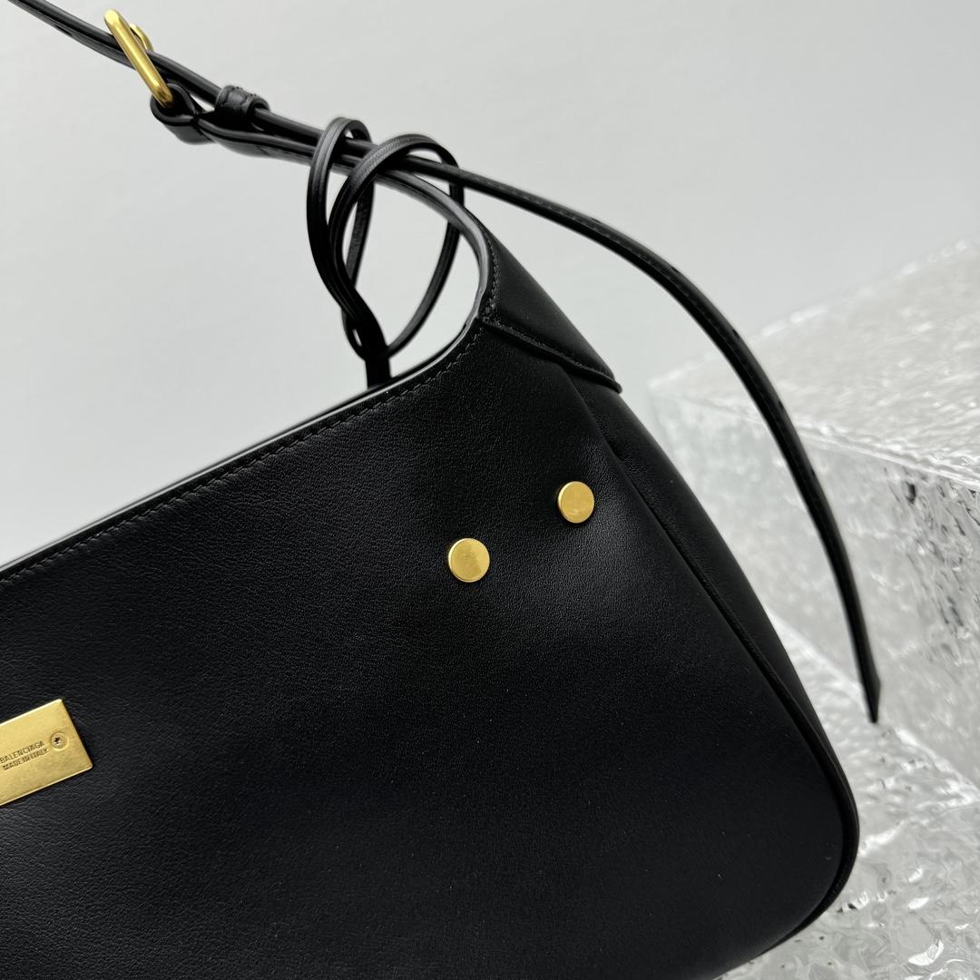 Balenciaga Bel Air Small Shoulder Bag In Black  - EUR FASHION