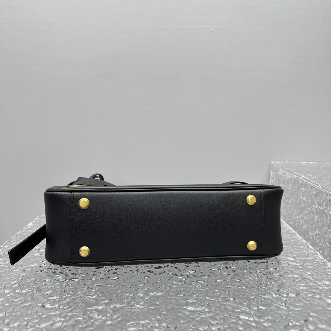 Balenciaga Bel Air Small Shoulder Bag In Black  - EUR FASHION