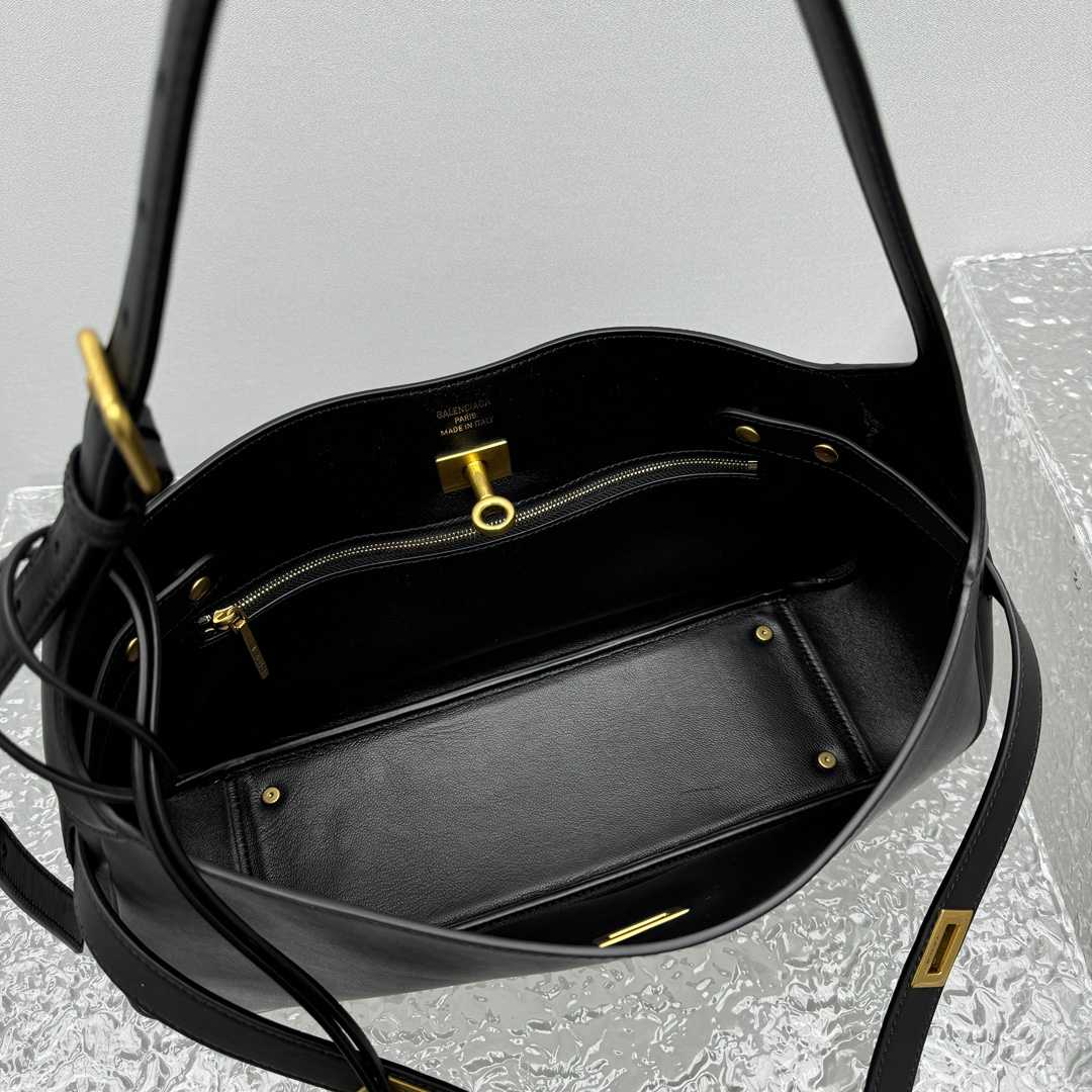 Balenciaga Bel Air Small Shoulder Bag In Black  - EUR FASHION