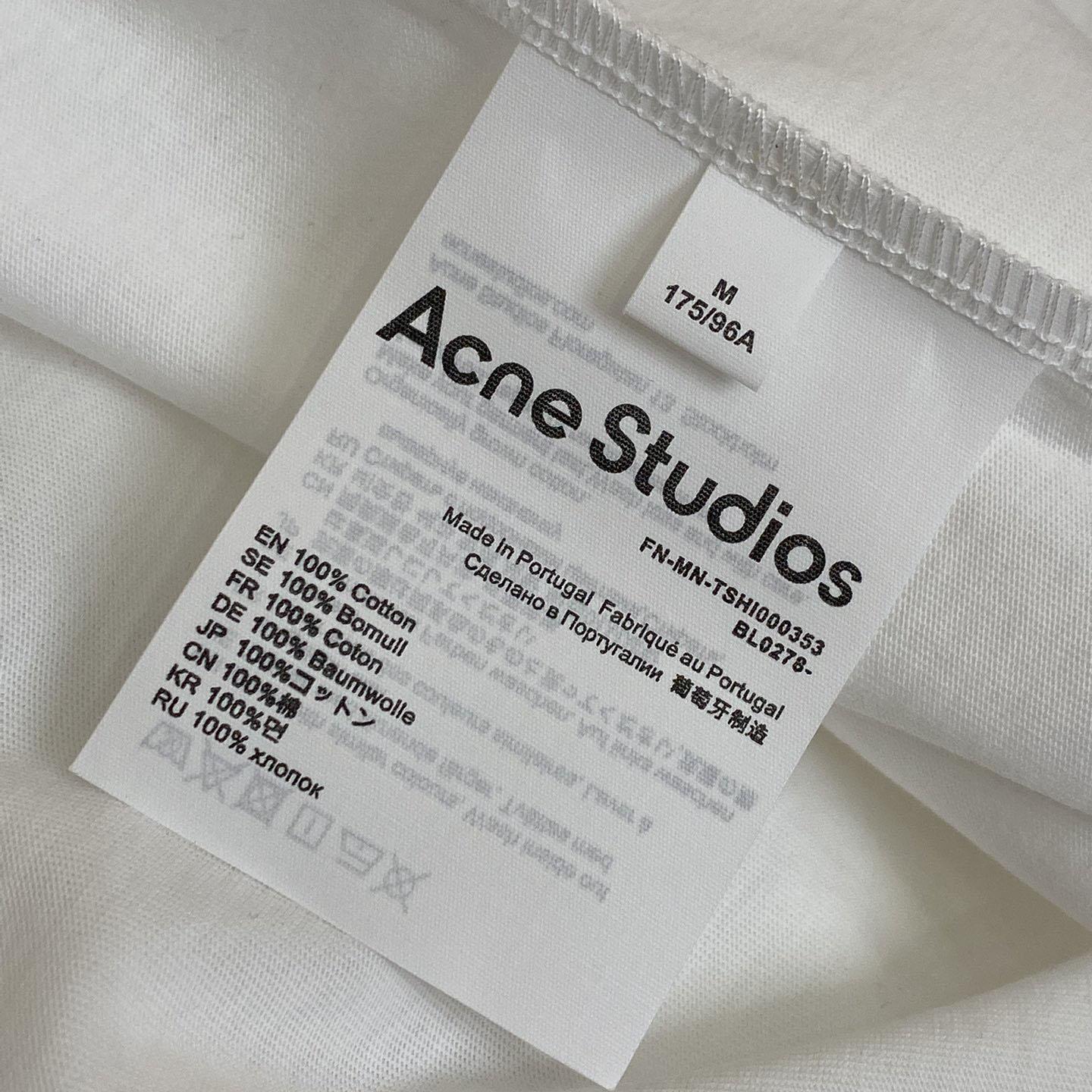 Acne Studios Long Sleeve Logo T-shirt  - EUR FASHION