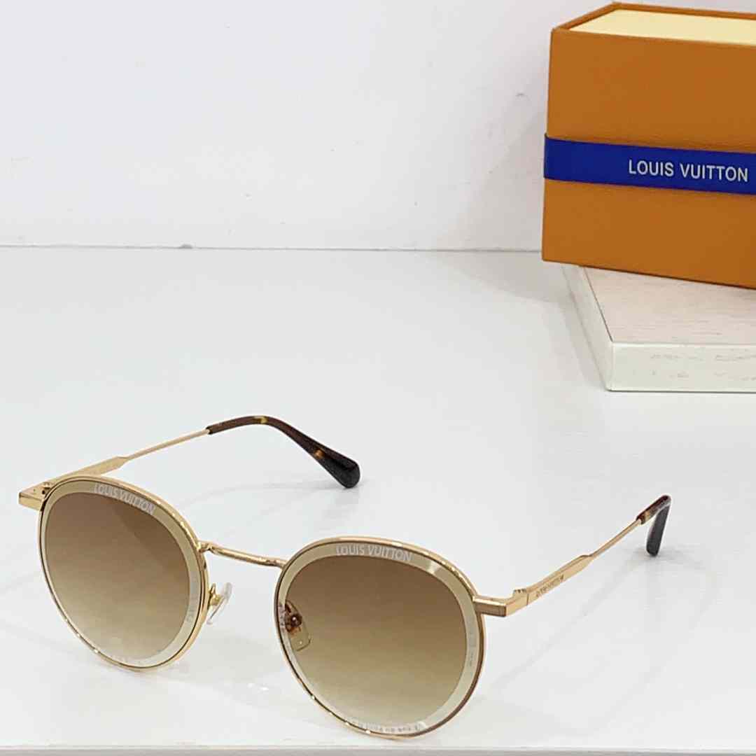 Louis Vuitton LV Super Vision Metal Round Sunglasses    Z2608U - EUR FASHION