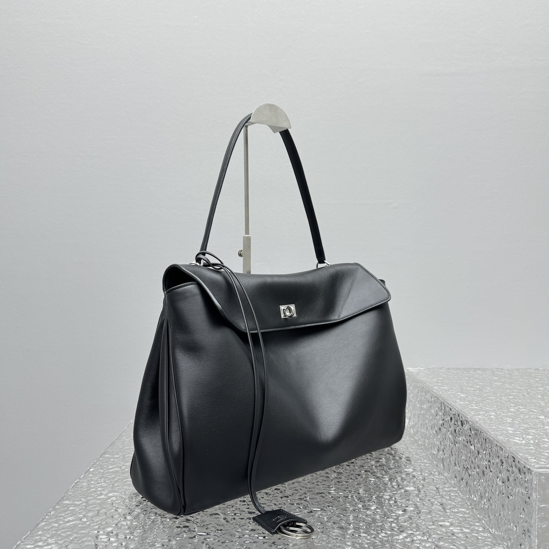 Balenciaga Rodeo Large Handbag In Black - EUR FASHION