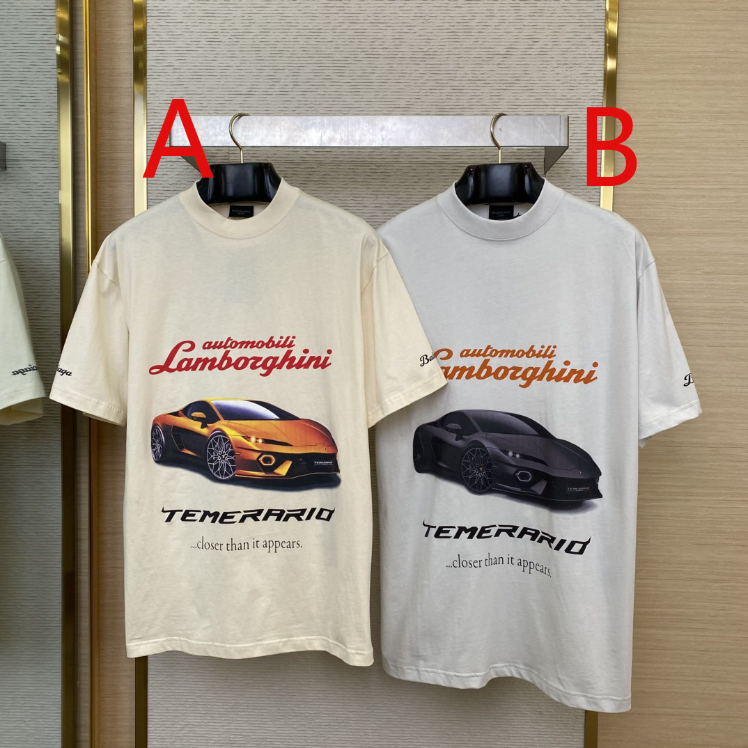 Balenciaga Automobili Lamborghini T-Shirt  - EUR FASHION