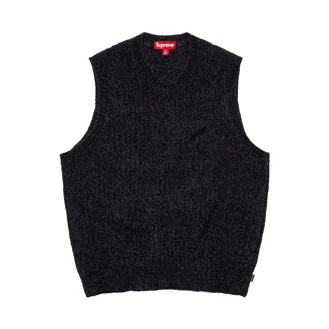 Supreme Chenille Sweater Vest  - EUR FASHION