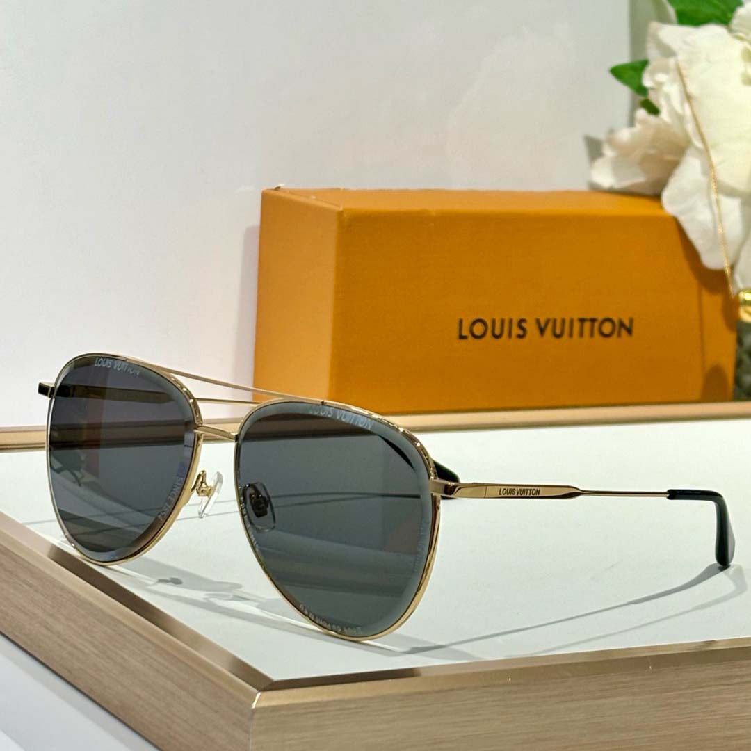 Louis Vuitton LV Super Vision Metal Pilot Sunglasses   Z2625U - EUR FASHION