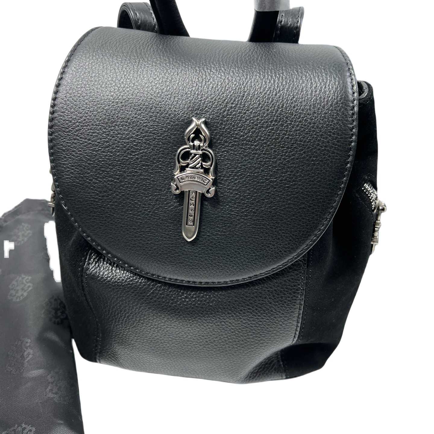 Chrome Hearts Leather-Trimmed Iggy Backpack - EUR FASHION