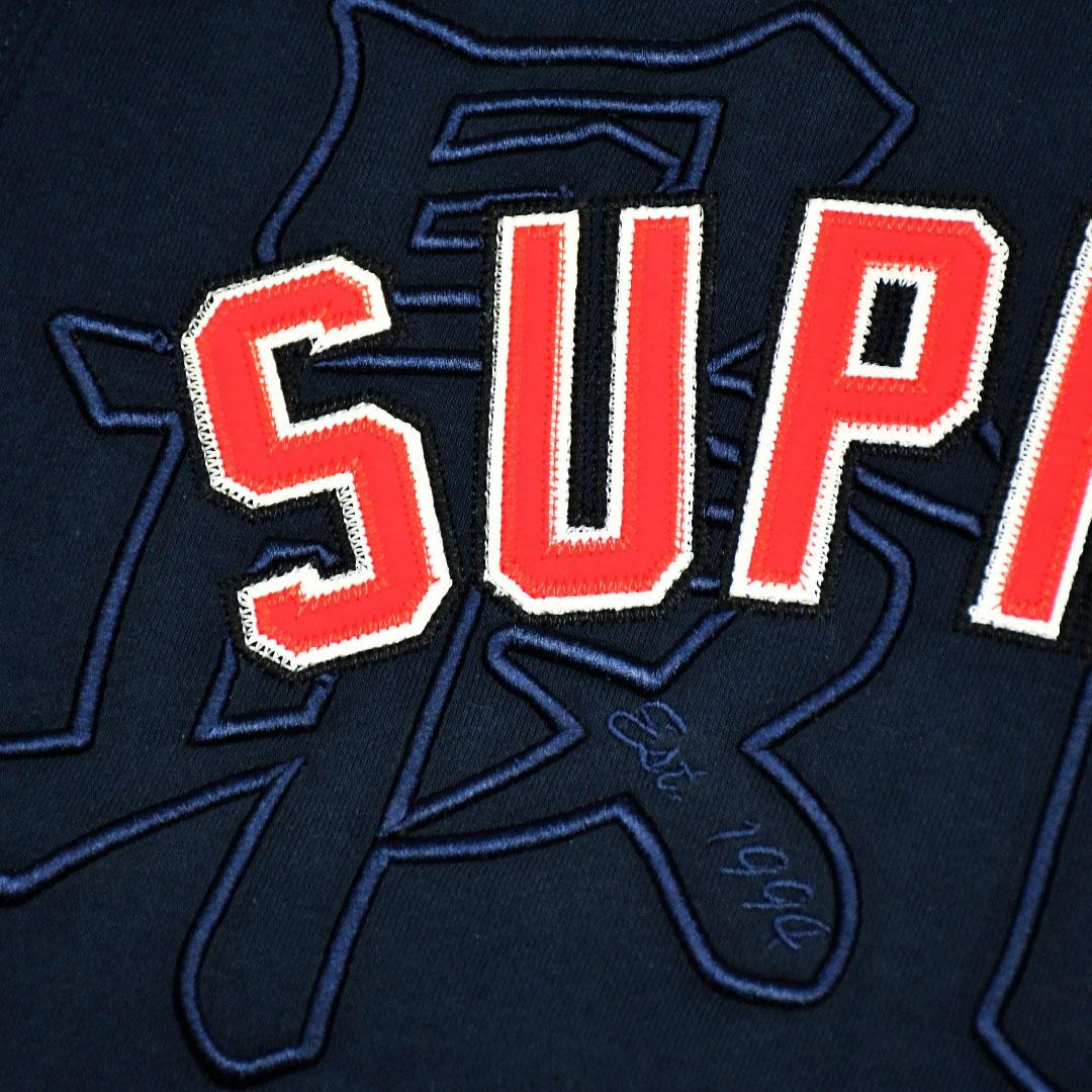 Supreme Kanji Logo Crewneck 'Navy blue' - EUR FASHION