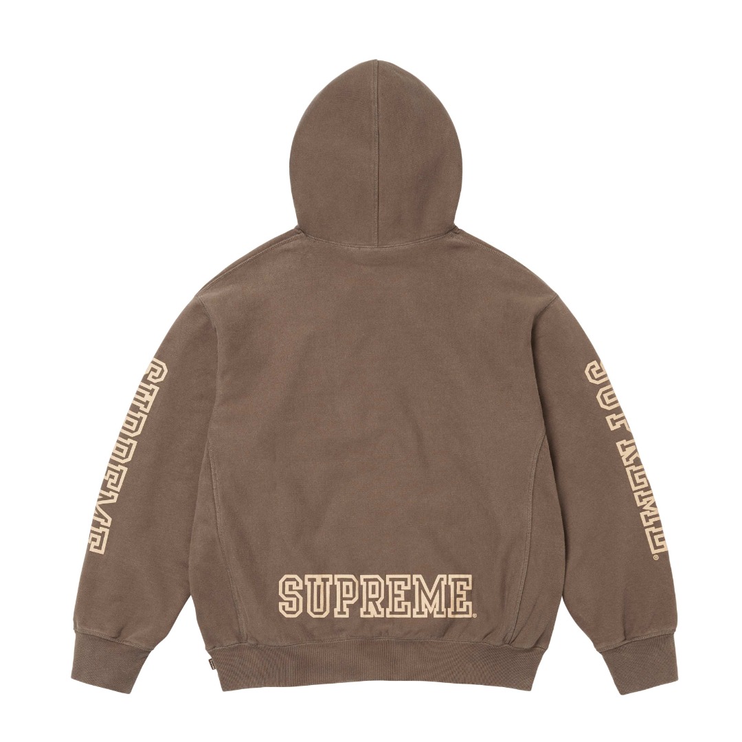 Supreme Collegiate Sleeve Hooded Sweatshirt  - EUR FASHION