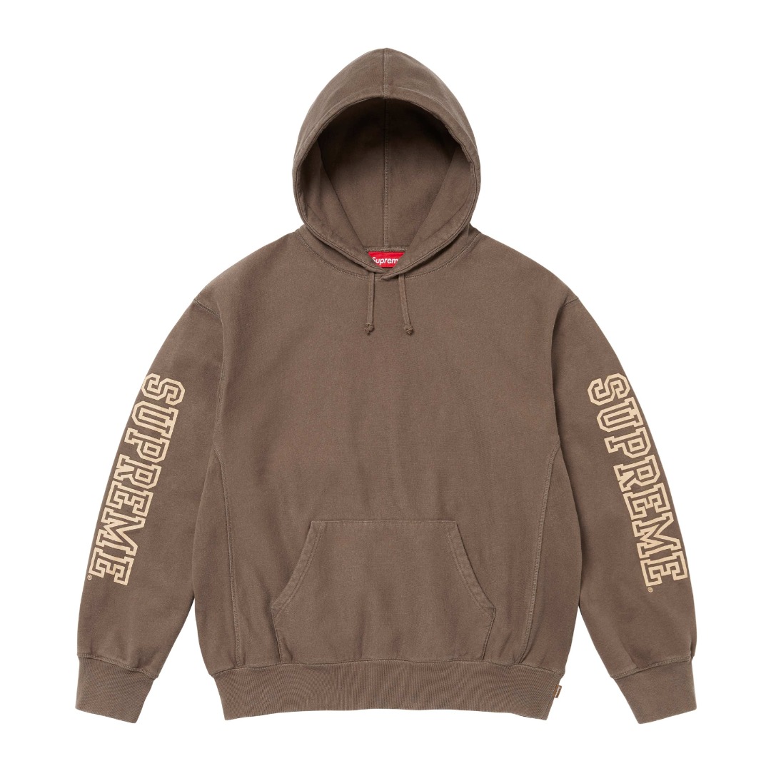 Supreme Collegiate Sleeve Hooded Sweatshirt  - EUR FASHION